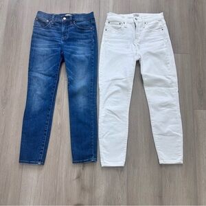 J.CREW 9 inch toothpick skinny jeans bundle size 26 petite